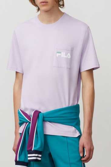 Fila Homme Curtis Pocket Tee Patstelilac Fila France NXE-702354